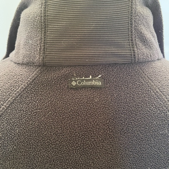 Columbia Fleece Pullover Womens Size L Long Sleeve Quarter Zip dark Blue - Picture 7 of 8